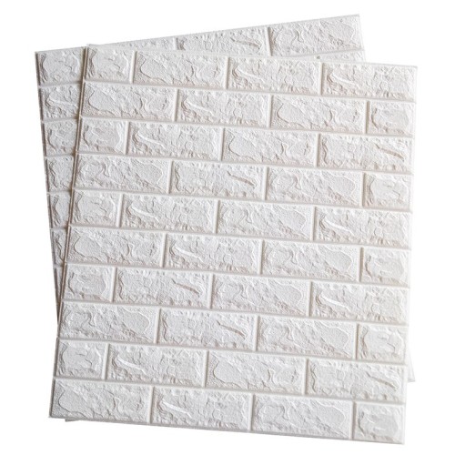 Wallpaper 3D Modern Foam Batu Bata Wallstiker ( Paket 10 Lembar)