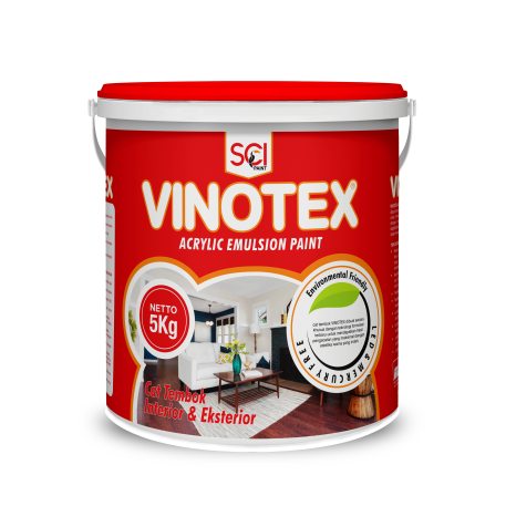 Cat Tembok Vinotex Warna Putih-5kg