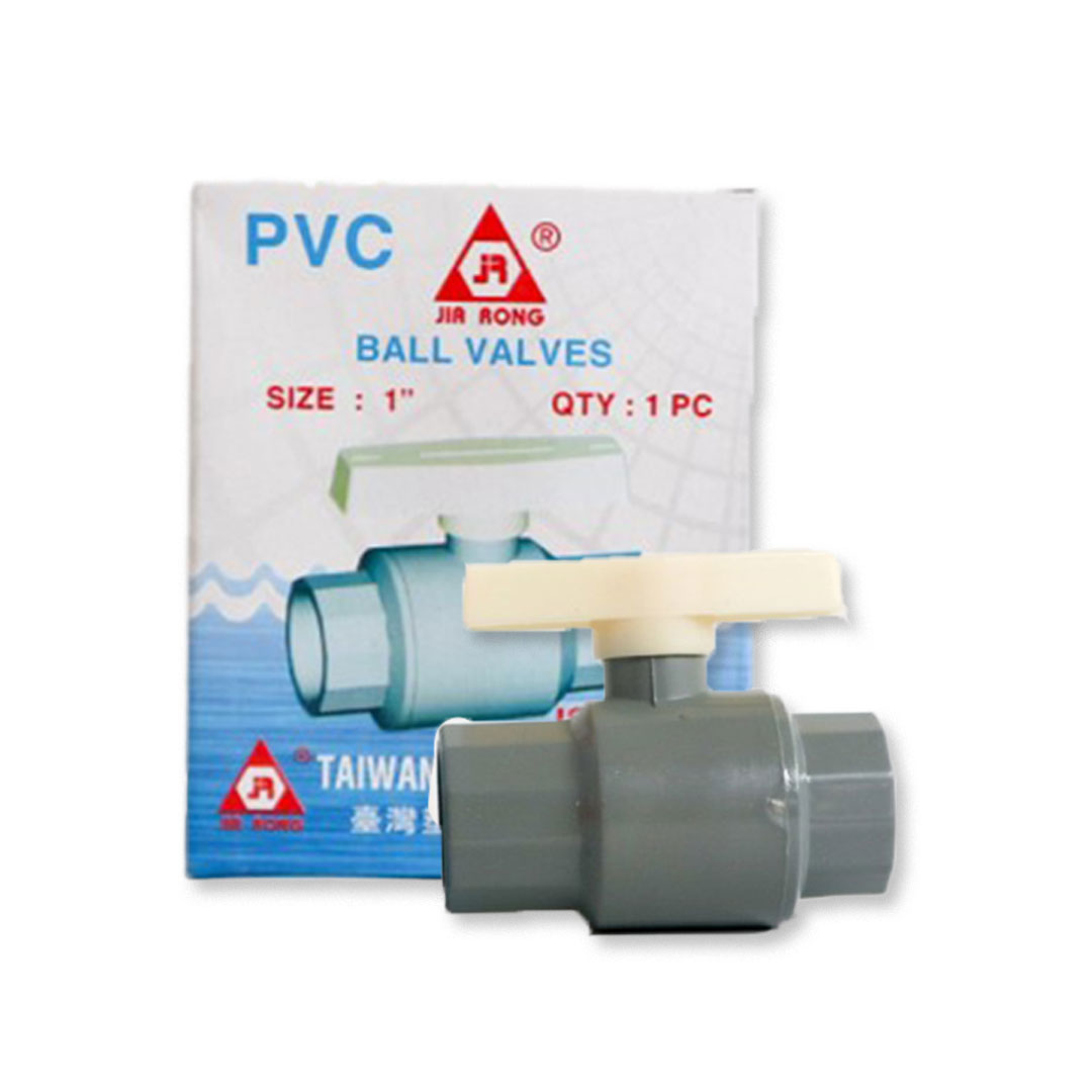 Ball valve jiarong pvc polos 1  inch / stop kran jiarong 1  inch