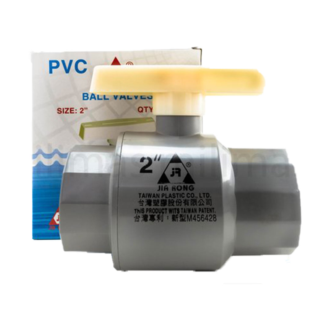 Ball valve jiarong pvc polos 2 inch / stop kran jiarong 2 inch